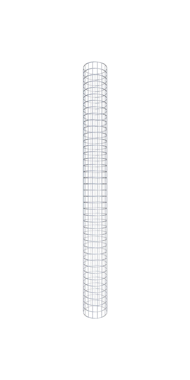 colonna rund 200 cm 27 cm MW 5 x 10 cm feuerzincato