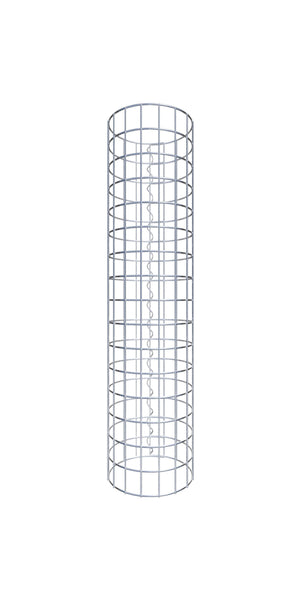 Colonna di gabbioni diametro 27 cm, maglia rotonda 5 x 5 cm - altezza: 80 cm