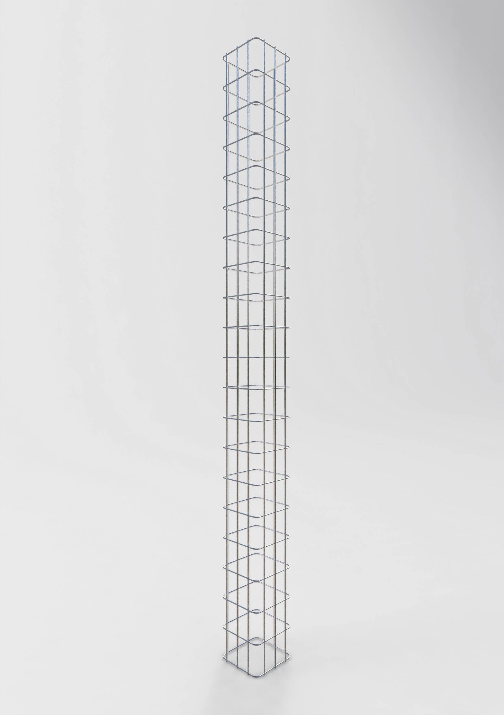 colonna 200 cm 17 x 17 cm MW 5 x 10 cm feuerzincato