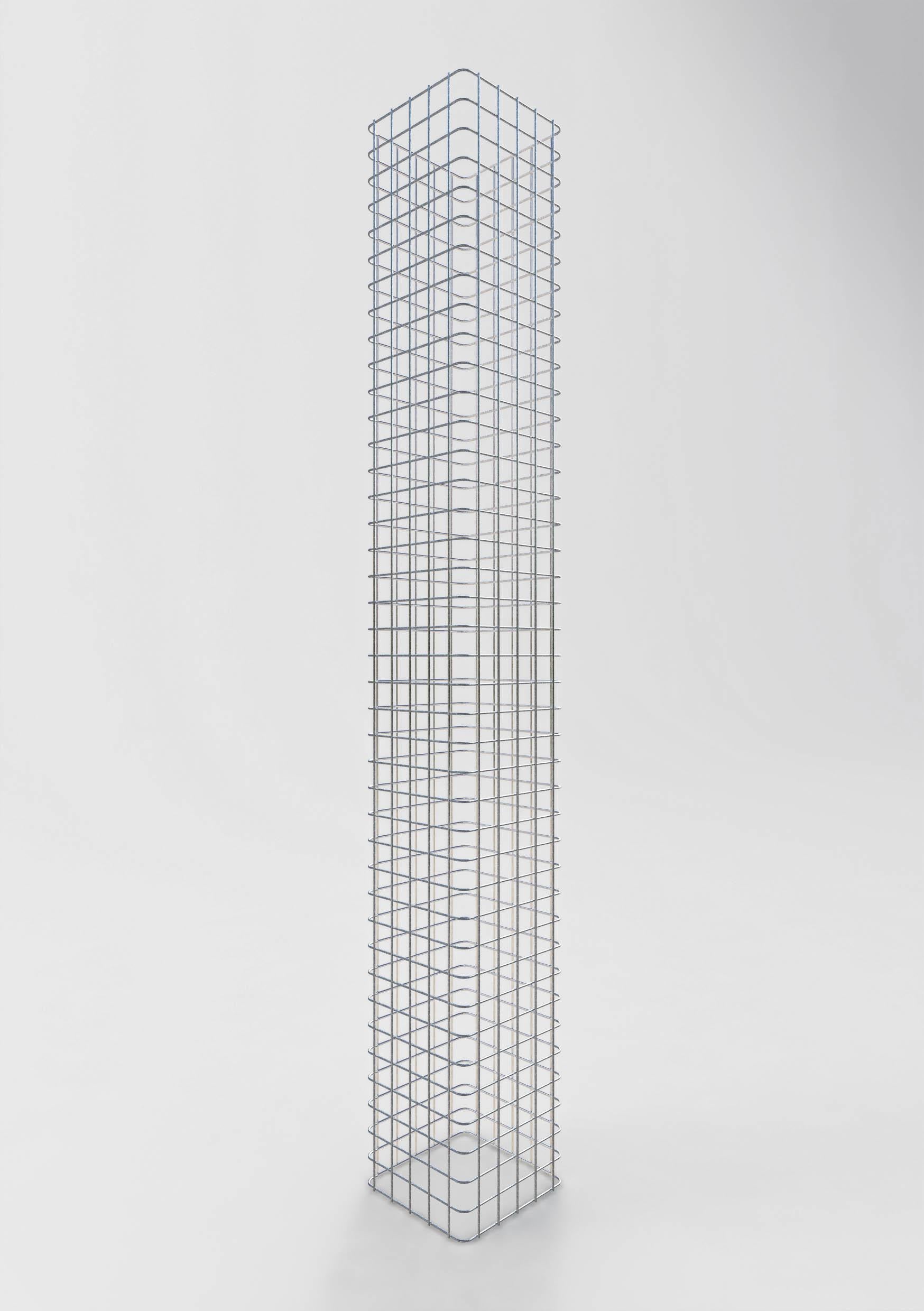 colonna 200 cm 27 x 27 cm MW 5 x 5 cm feuerzincato