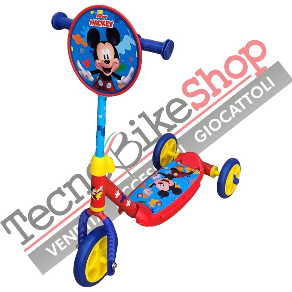 Monopattino per Bambini in Acciaio 3 Ruote Mickey Mouse