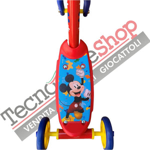 Monopattino per Bambini in Acciaio 3 Ruote Mickey Mouse