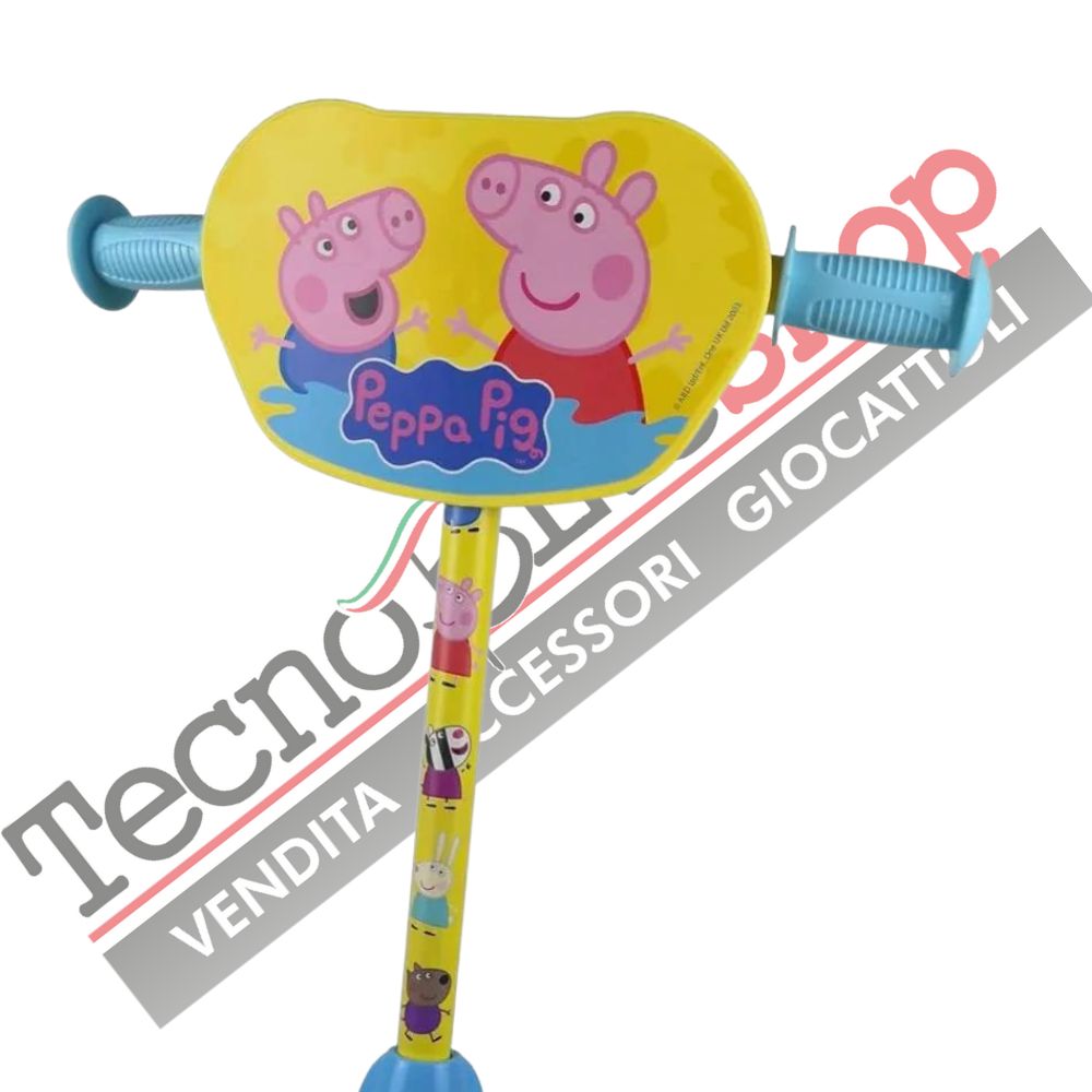 Monopattino per Bambini in Acciaio 3 Ruote PEPPA PIG