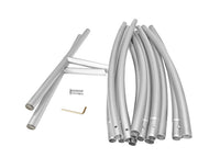 Kit Arco Palloncino Fiori Rotondo 200cm in Metallo Enorme Rimovibile Facile da Trasportare e Riutilizzabile Migliore Decorazione per Matrimoni Nozze Eventi Feste 2M & Fascette GRATIS - Argento