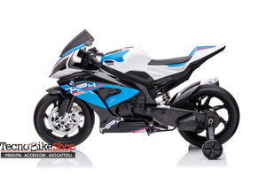 Moto Elettrica per Bambini BMW HP4 Sport 12V-Blu