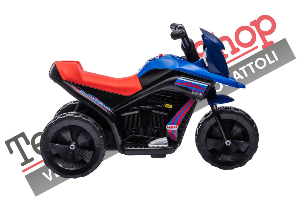 Moto Elettrica per Bambini Moto Poket 6V colore Blu