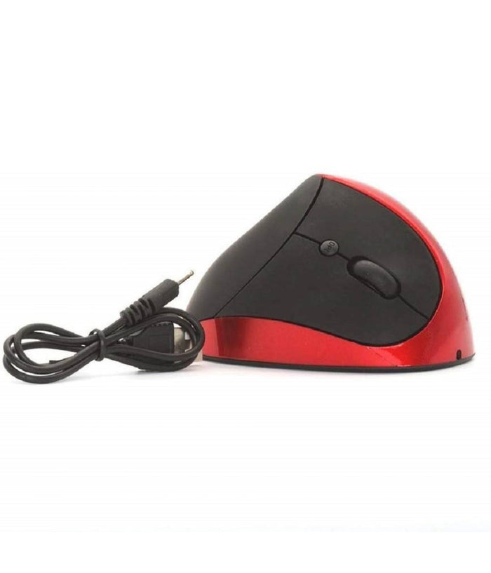 Mouse Da Gaming Verticale Ottico Wb-882 Wireless Regolazione Dpi Design Ergonomico Pc         