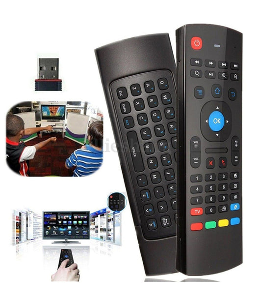 Mouse E Tastiera Telecomando Per Android Tv Box Mx 3 U5e7 2.4ghz Senza Fili         