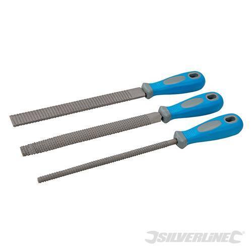 Set di raspe per legno 200 mm Silverline 3 pezzi