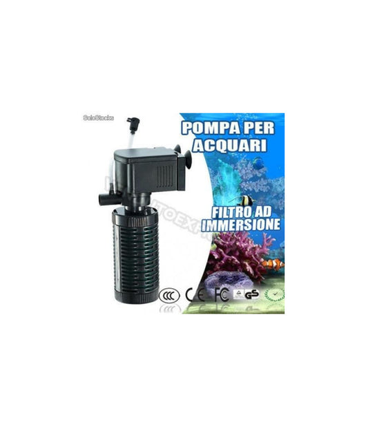 Multi Filtro Interno Per Acquario Immergibile Con Ventosa Ipf-448 6w 450l/h         