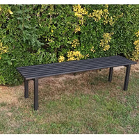 Panca da giardino modello roma in acciaio lunghezza 160 cm