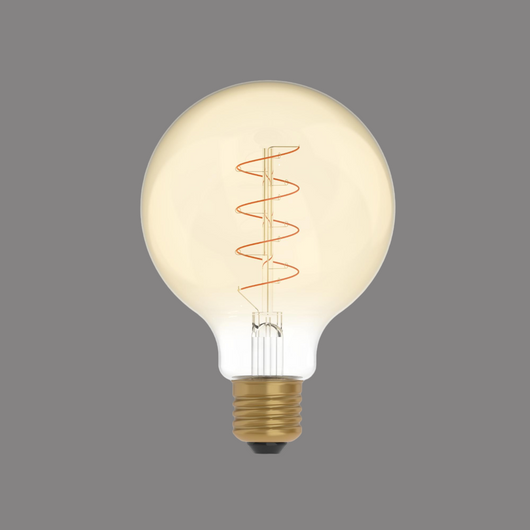 Lampadina led vintage con finitura oro