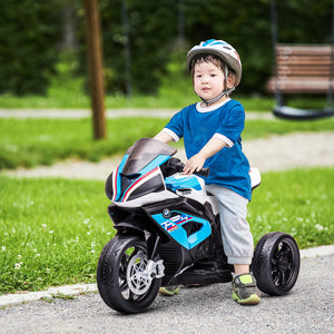 Moto per Bambini 6V con Licenza BMW HP4 con Fari Blu