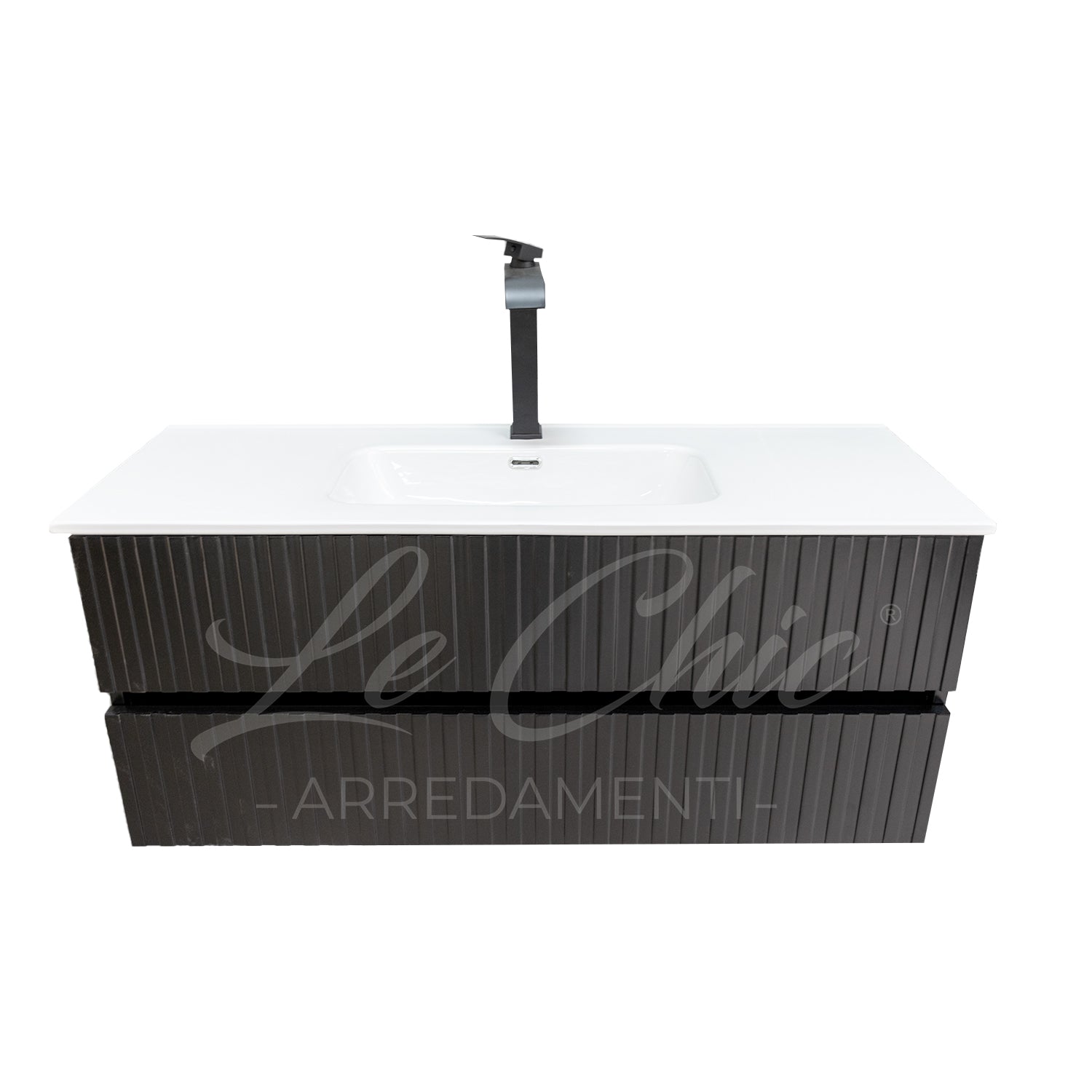 Mobile bagno moderno Black moon - 80 cm