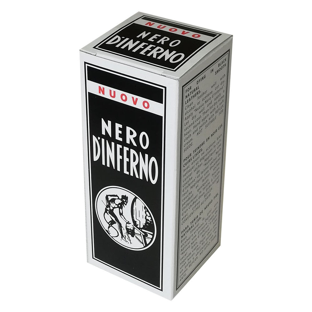 Nero d'inferno 50ml di tintura nera per pelli