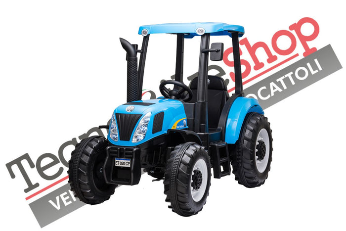 Trattore Elettrico per Bambini New Holland - Big 12V - colore Blu