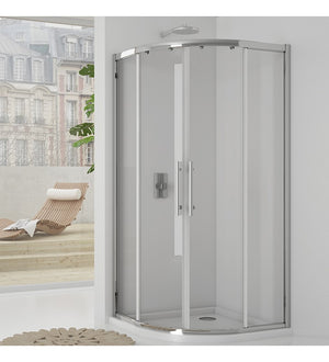 New plus - porta battente 67-71cm, vetro serigrafato 6 mm, h. 1,95 cod 75841