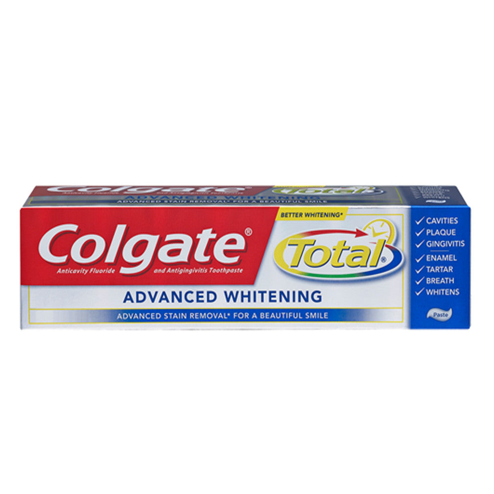 Dentifricio colgate total advanced whitening confezione da 75 millilitri