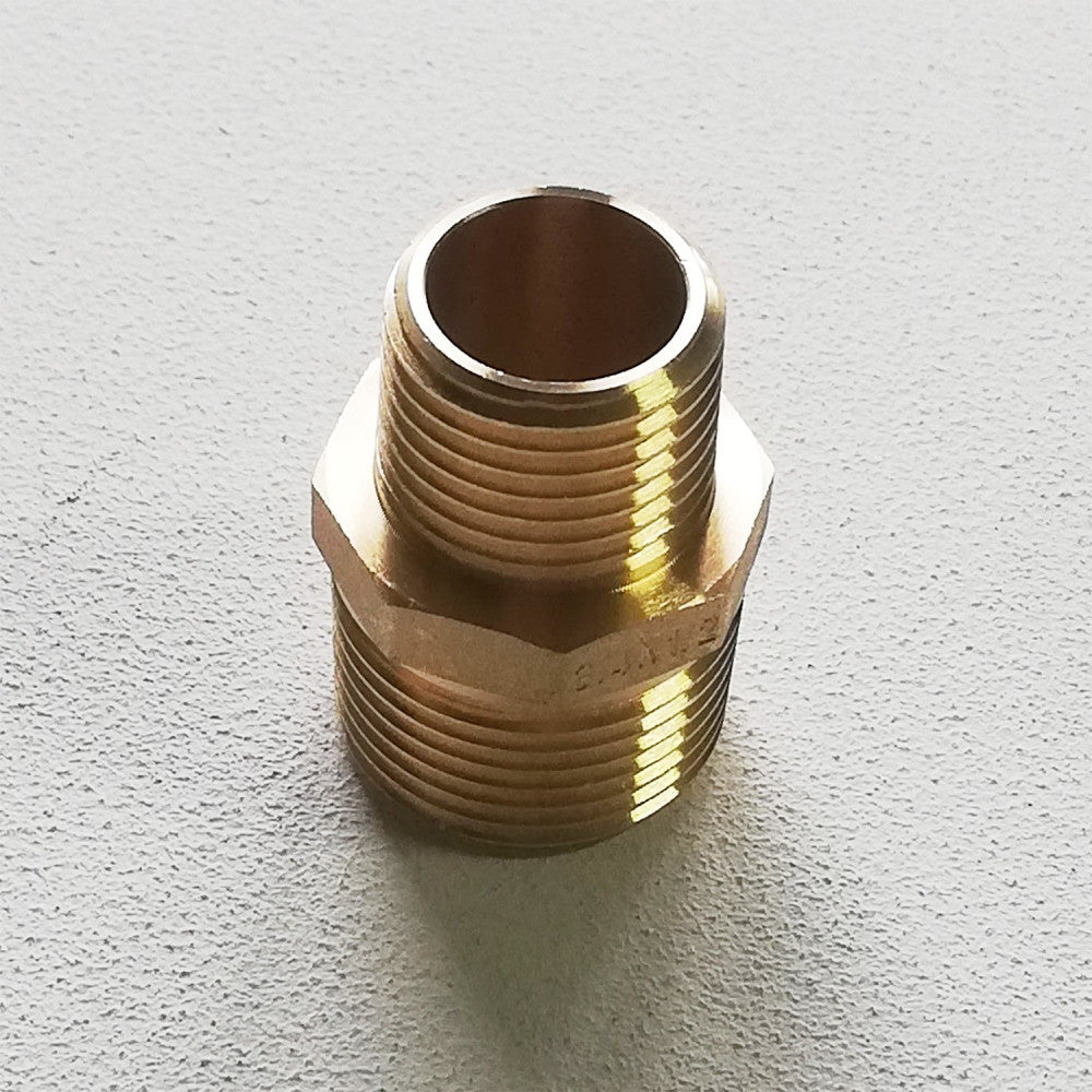 Niples nipplo doppia vite ridotta mm in ottone 11/4 x 3/4