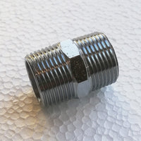 Niples nipplo in ottone cromato mm da 3/8''