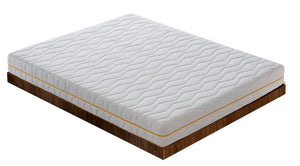 Materasso 180x200 Memory Foam - Alto 20 cm - Sfoderabile - Rigidità H3 - Memory Massaggiante