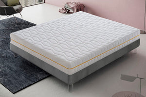 Materasso 80x190 Memory Foam - Alto 20 cm - Sfoderabile - Rigidità H3 - Memory Massaggiante