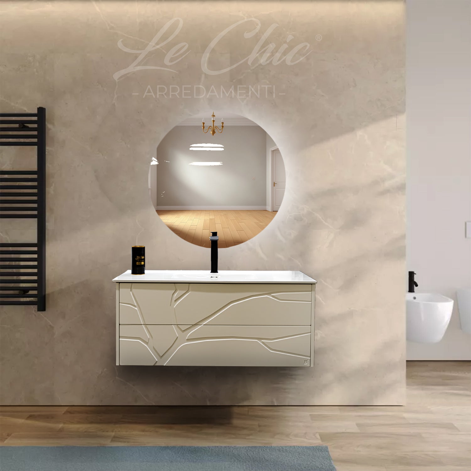 Set mobile bagno moderno - Colonna singola