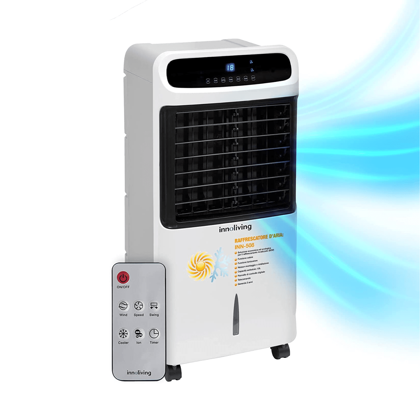 Raffrescatore 10L Con Funzione Calore Innoliving INN-508