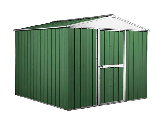 Box porta attrezzi casetta in Acciaio Zincato 276x260cm x h2.12m - 110KG - 7,2mq - VERDE