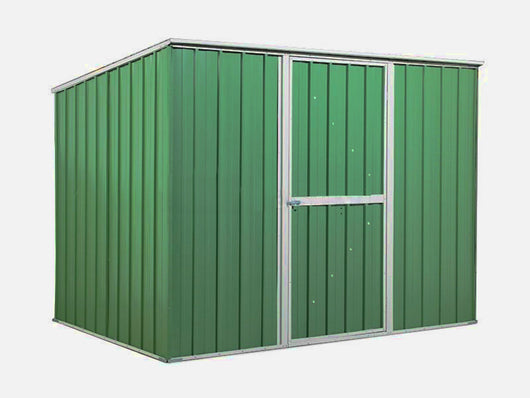 Casetta giardino in lamiera Box in Acciaio Zincato 260x185cm x h1.92m - 85kg - 4,81mq - VERDE