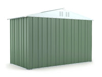 Box attrezzi casetta lamiera giardino in Acciaio Zincato 327x155cm x h2.15m - 114KG - 5.06mq - VERDE