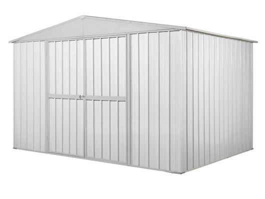 Deposito attrezzi da giardino cantiere box 360x175cm x h 212cm - 110 kg - 6,30 mq BIANCO