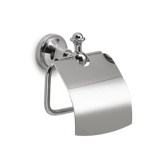 Portarotolo coperto da muro in acciaio inox e Cromall NV25 Gedy serie NEVIS