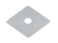 100pz rondella a rombo in plastica - mm.30x30 fer263542