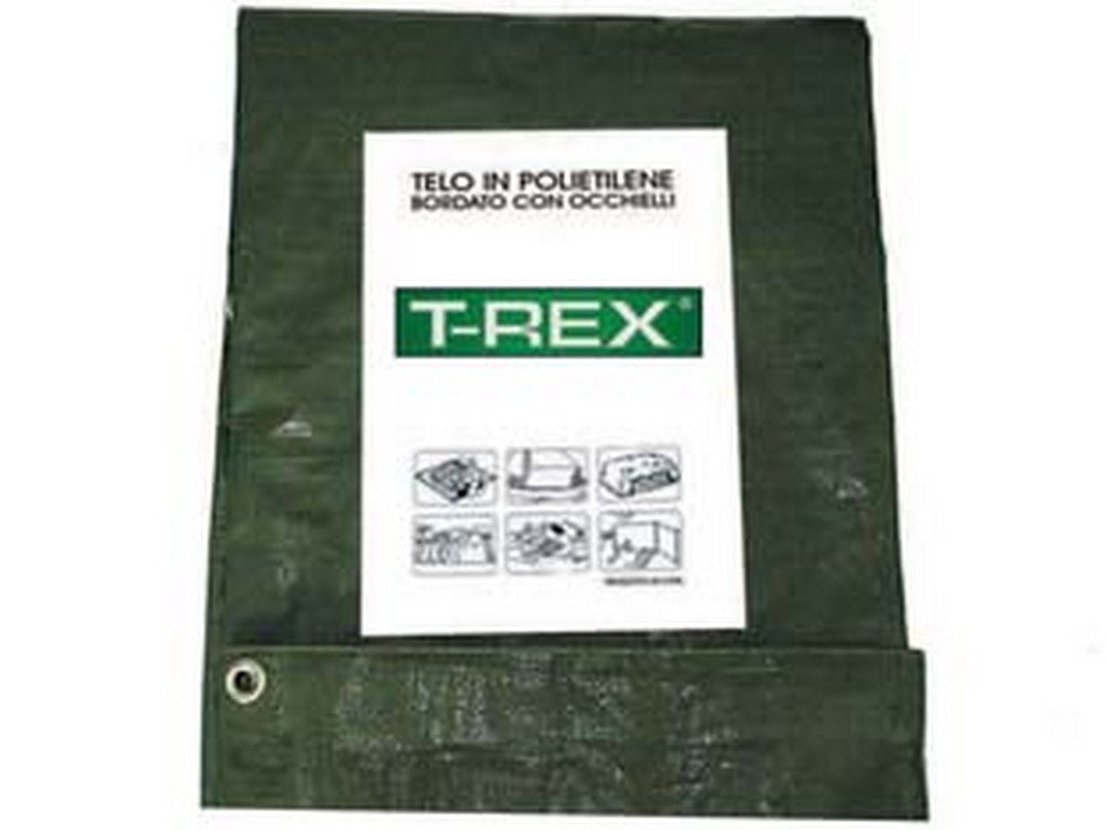 telo occhiellato bordato con angoli rinforzati 200 gr. pesante - mt.3x5 - gr.200 al mq. - colore verde/blu cod:ferx.fer193856