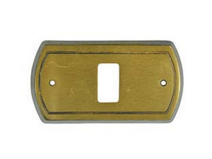 2pz coprinterruttore modello lavinia 1 posto in ottone cod:ferx.fer10603