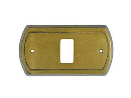 2pz coprinterruttore modello lavinia 1 posto in ottone cod:ferx.fer10603