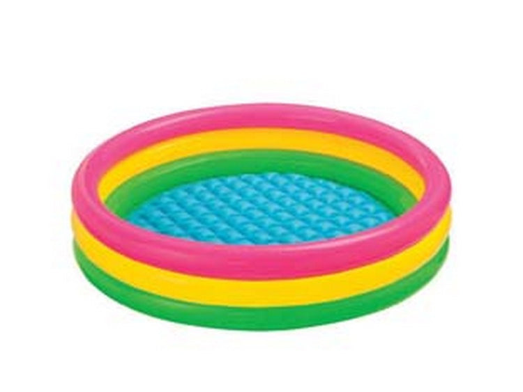 piscina gonfiabile tonda 3 anelli +2 anni - ? cm.114x25h. - peso kg.1,20 (57412) fer13529