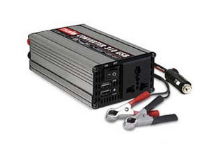 convertitore inverter 12v-230v 310w con 2 usb - cm.17x9,5x5,4 - 0,8 kg. fer15110