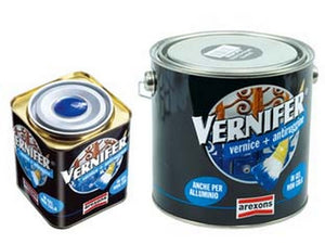 vernifer vernice antiruggine in gel - nero brillante (4877) ml.750 fer30922