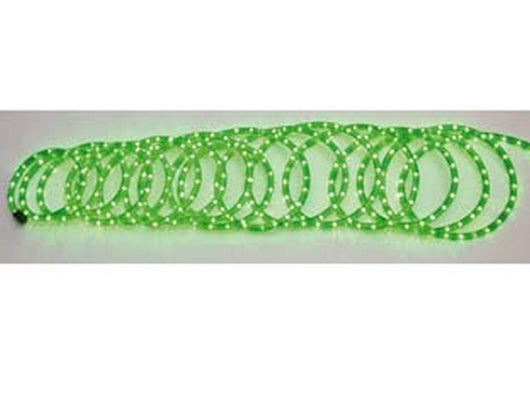 tubo luminoso con giochi luce verde - mt.6 con 216 luci fer31929