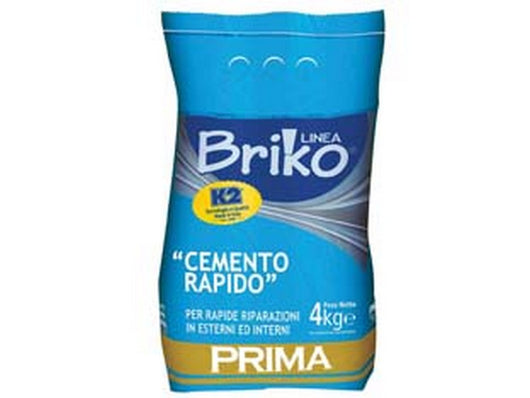 4pz k2 linea briko cemento rapido grigio in polvere - kg.4 in sacco fer37969