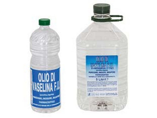 12pz olio di vasellina farmaceutico "f.u." - lt.1 in flacone pedana pz.600 fer38409