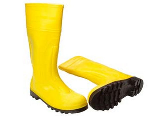 1paia stivali di sicurezza in pvc giallo en 345 - n?44 fer91480