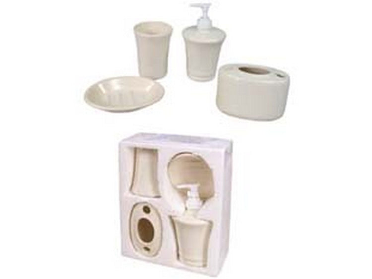 set bagno in ceramica bianca fer59039