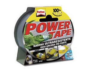 2blister pattex nastro adesivo "power tape" - mm.50h. in rotoli da mt.10 colore nero cod:ferx.fer166980