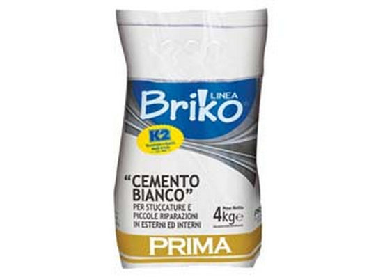 4pz k2 linea briko cemento bianco in polvere - kg.4 in sacco fer71116