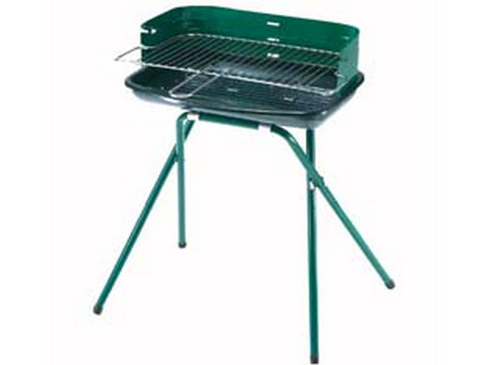 barbecue rettangolare quattro gambe "colorado" - bracere cm.50x30 fer79822