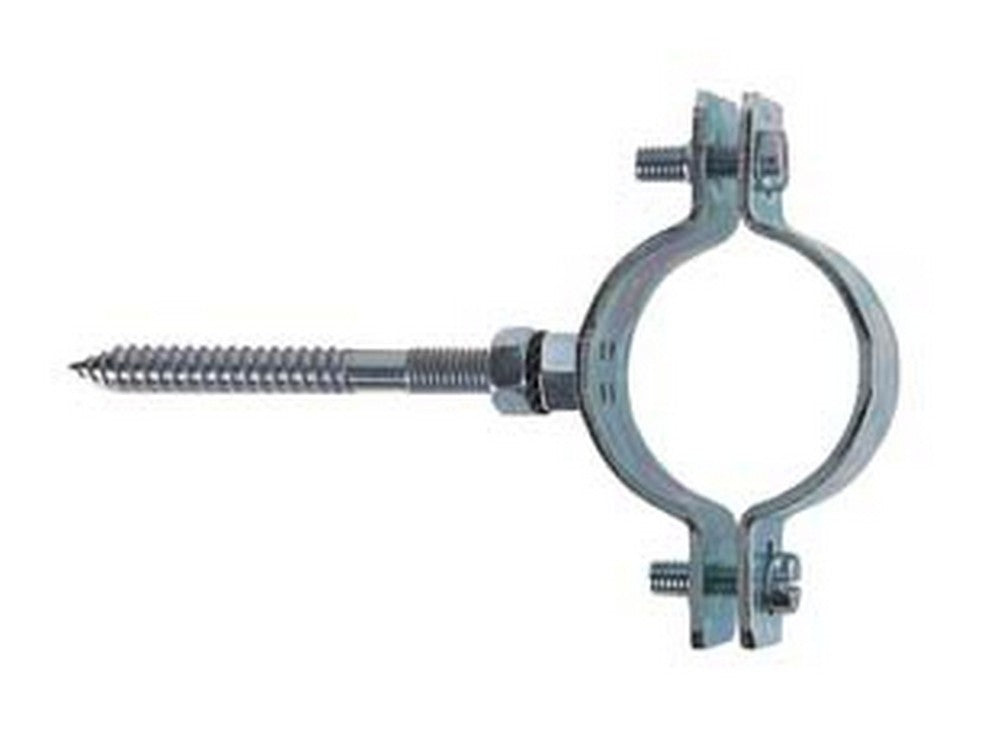 10pz collare pesante in acciaio zincato per tubi "cpt" - 2" per tubi ? mm.57/61 tassello ? mm.10 cod:ferx.fer63364
