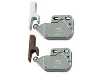 50pz cricchetto a spinta mini latch con riscontro - mm.36x28x11 - bianco cod:ferx.fer84895